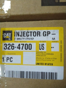 CAT Fuel Injector 326 4700 for C6/C6.4 Engine: Injector GP
