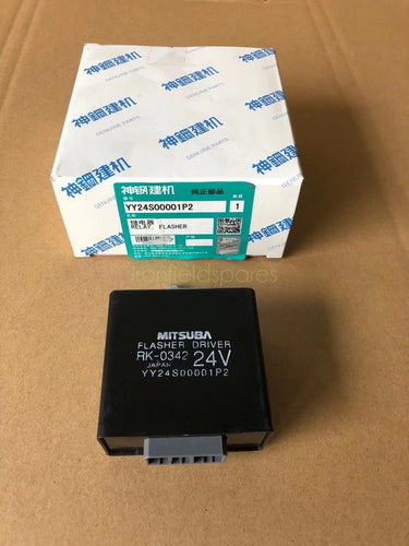 KOBELCO SK200-8 Flasher Relay YY24S00001P2 MITSUBA Driver