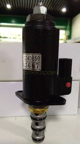 KOBELCO SK200-6 -6E Solenoid Valve YT35V00013F1 KWE5K-31/G24DA50 Red Dot (Japan)