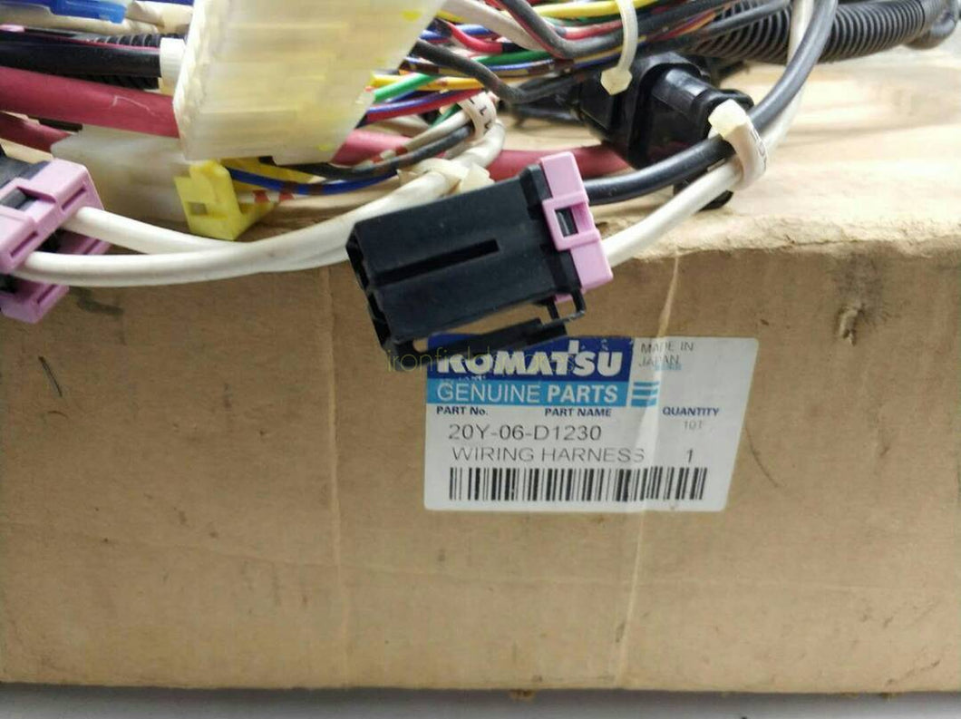 KOMATSU  PC200-6 Old Series Hand Throttle Outer Wiring Harness 20Y-06-D1230
